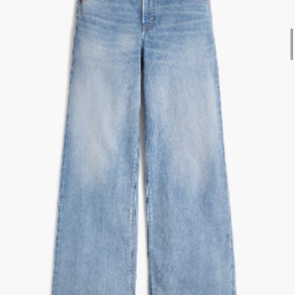 J. Crew Blue Flare Wide Leg Jeans